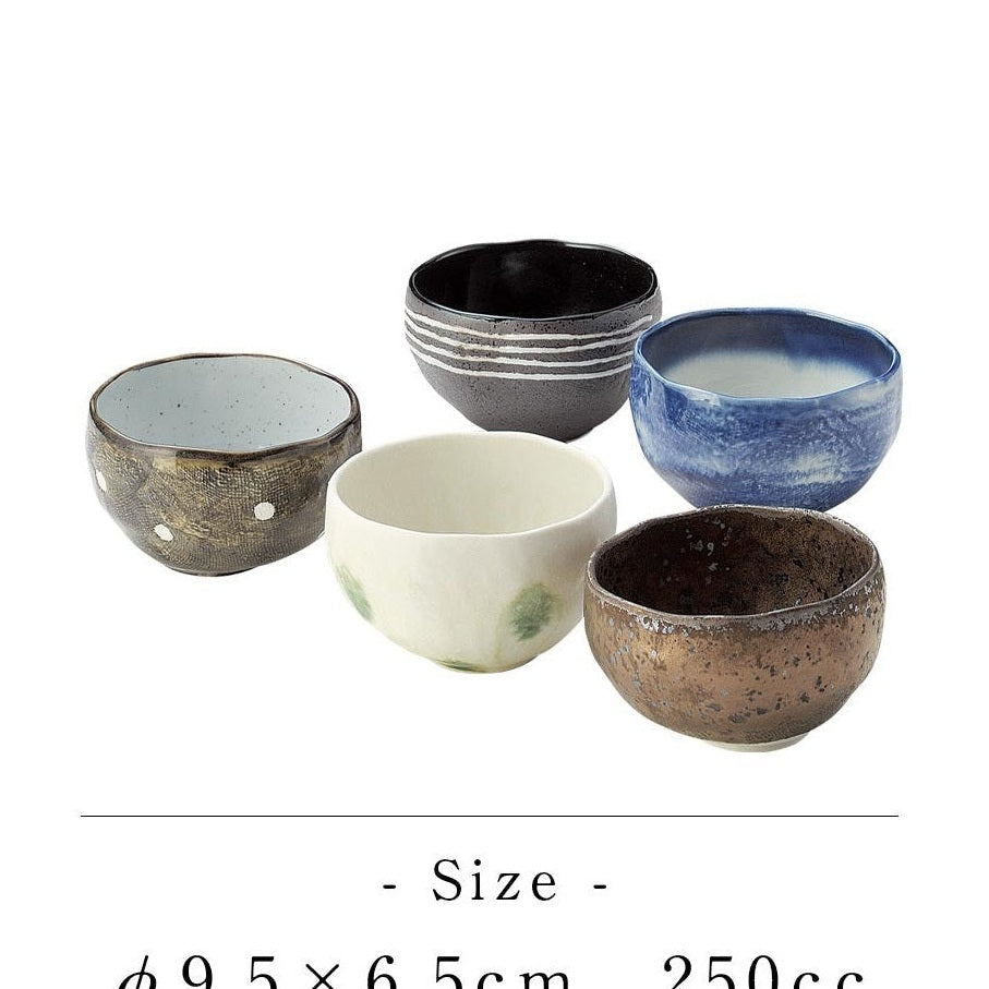 Awasaka Wabisabi Small Bowl 5P Set