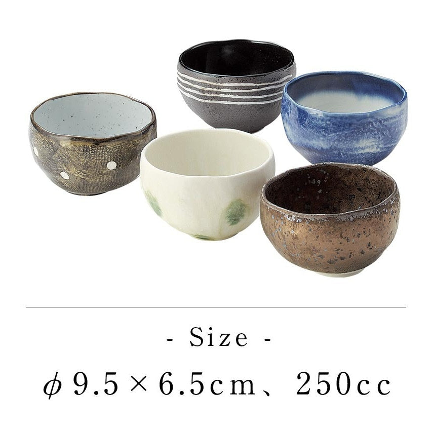 Awasaka Wabisabi Small Bowl 5P Set