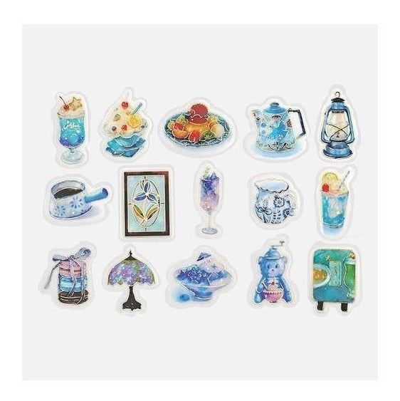 BGM Cafe A La Mode Deco Stickers 45pcs