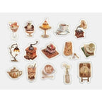 BGM Cafe A La Mode Deco Stickers 45pcs