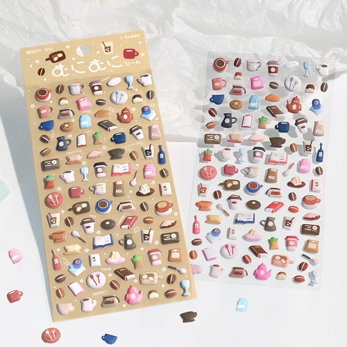 BGM Munimuni Sticker Sheet - Mini Café