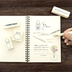 Beverly Ink no Aibou Wooden Stamp, Shimaenaga