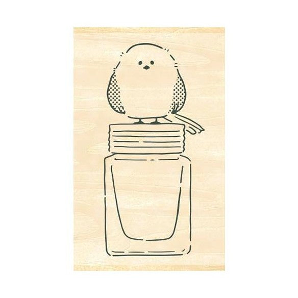 Beverly Ink no Aibou Wooden Stamp, Shimaenaga