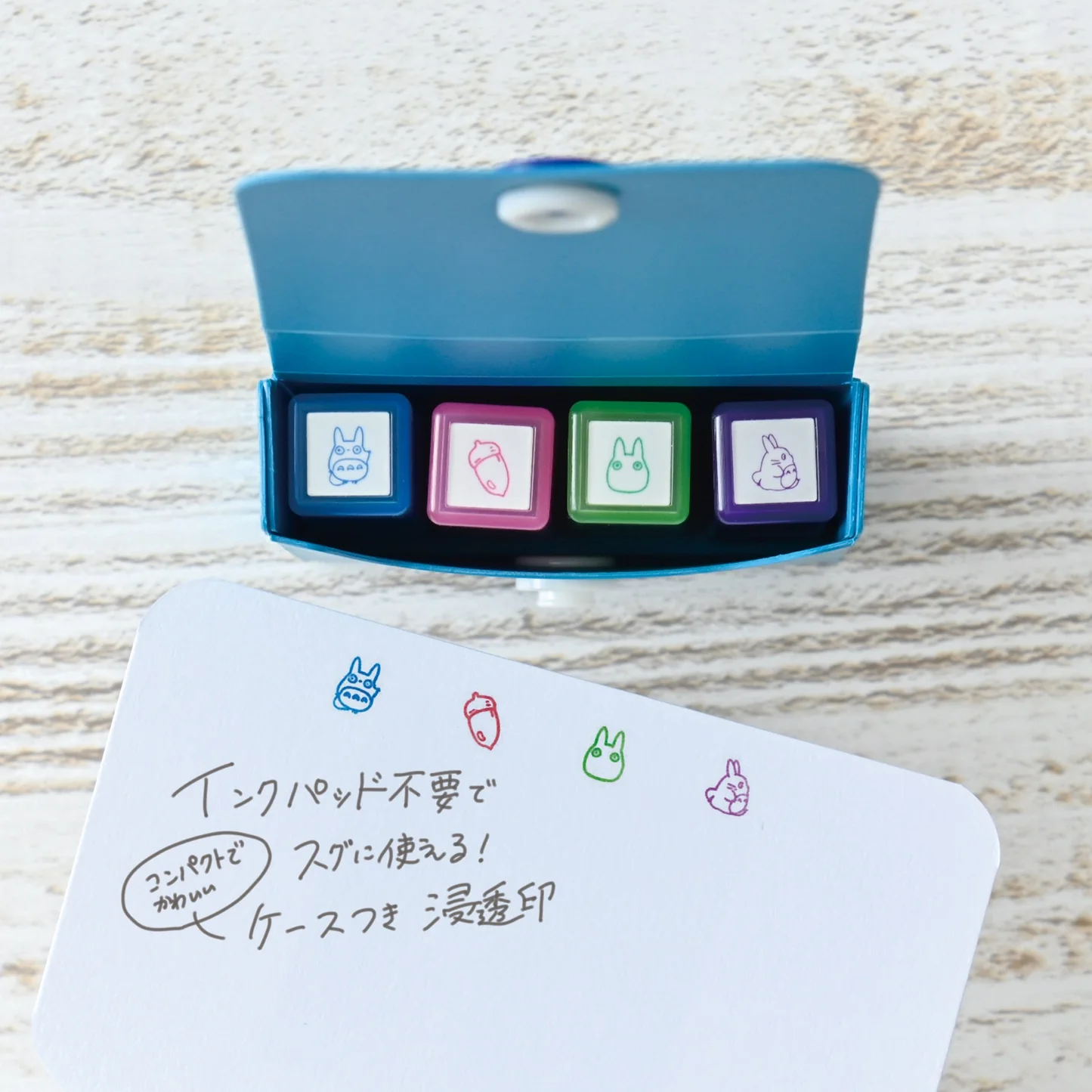 Beverly Mini Mini Stamp 4P Set – Totoro