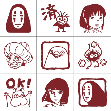 Beverly Planner Check Stamp 9P Set – Spirited Away