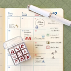 Beverly Planner Check Stamp 9P Set – Spirited Away