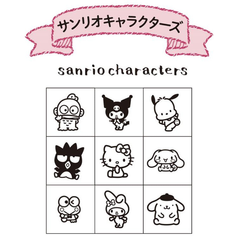 Beverly Planner Companion Stamp 9P Set - Sanrio Characters