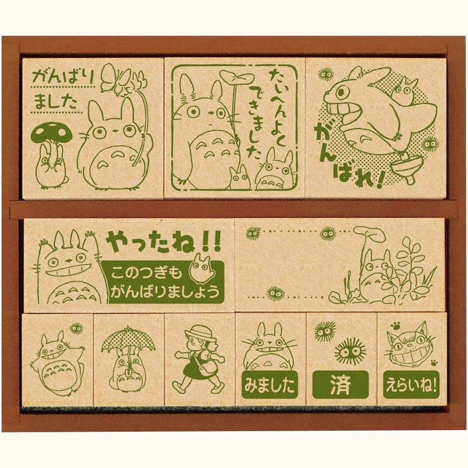 Beverly – Totoro Wooden Reward Stamp Set