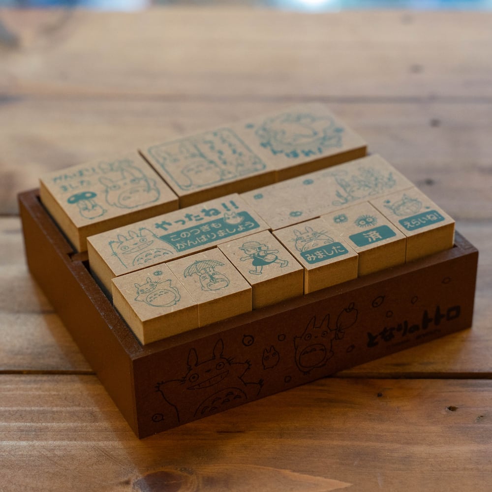 Beverly – Totoro Wooden Reward Stamp Set