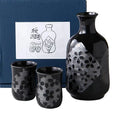 Black Sakura Sake 3P Set