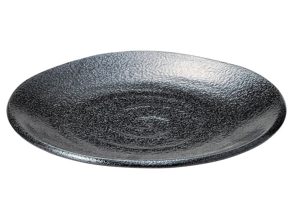 Black Spiral Shallow Plate 21D