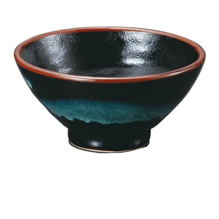 Blue Tenmoku Rice Bowl 15D