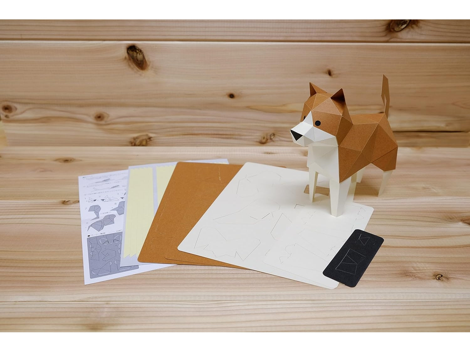 Bog Craft KAKU KAKU TINY Paper Craft - Shiba Inu Dog