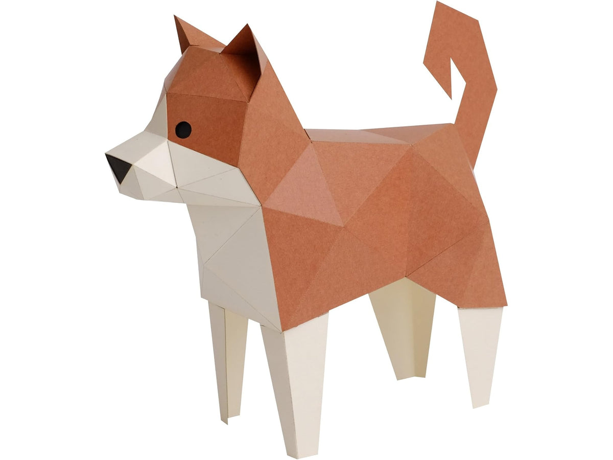 Bog Craft KAKU KAKU TINY Paper Craft - Shiba Inu Dog