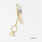 Bruna Miffy Face Clip Key Holder - Blue Miffy