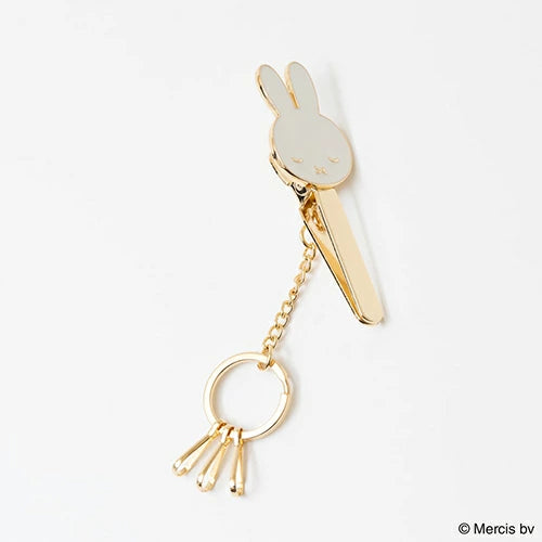 Bruna Miffy Face Clip Key Holder - Sleeping Miffy