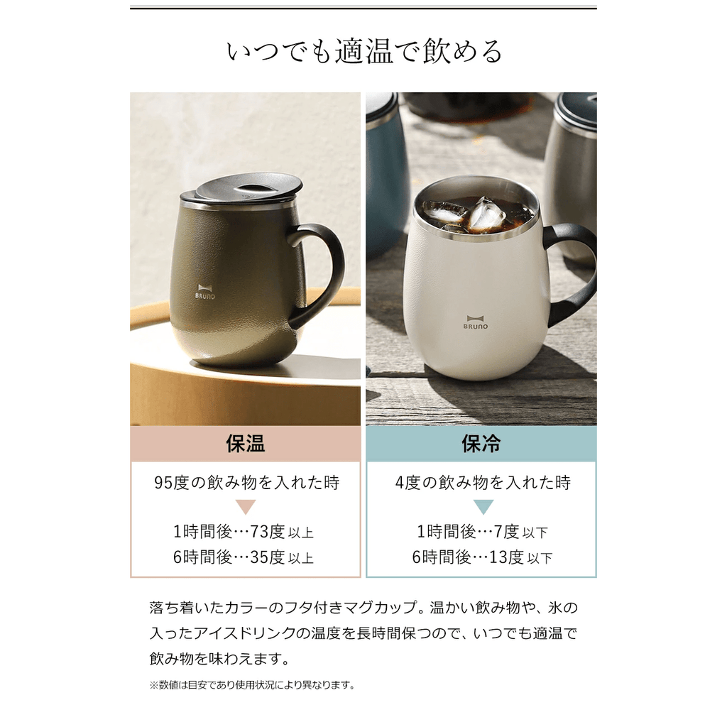 Bruno Stainless Mug Tall 460ml
