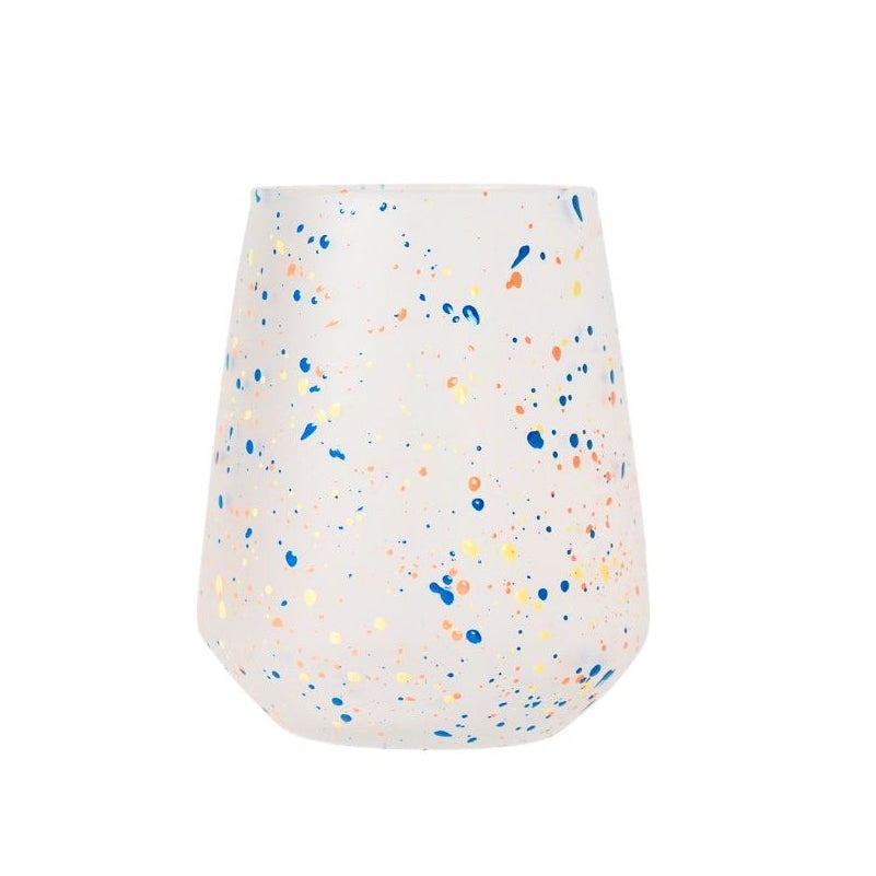 CHIPS Glass Splash White & Orange 400ml