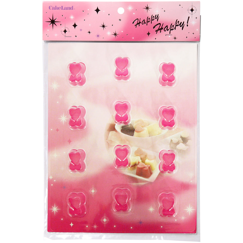 Cakeland Tiger Crown Double Heart Chocolate Mould