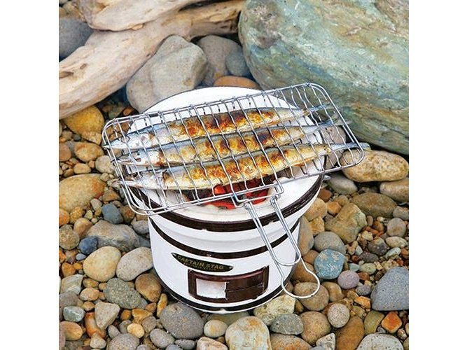 Captain Stag Charcoal BBQ Grill Net 35x30