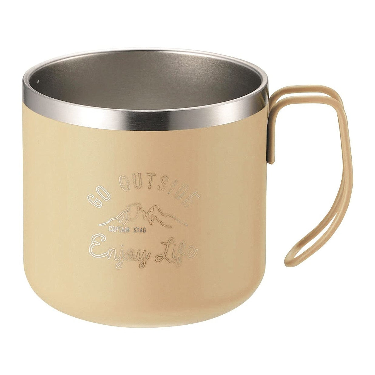 Captain Stag Monte Double Walled Stainless Steel Mug 350mlx