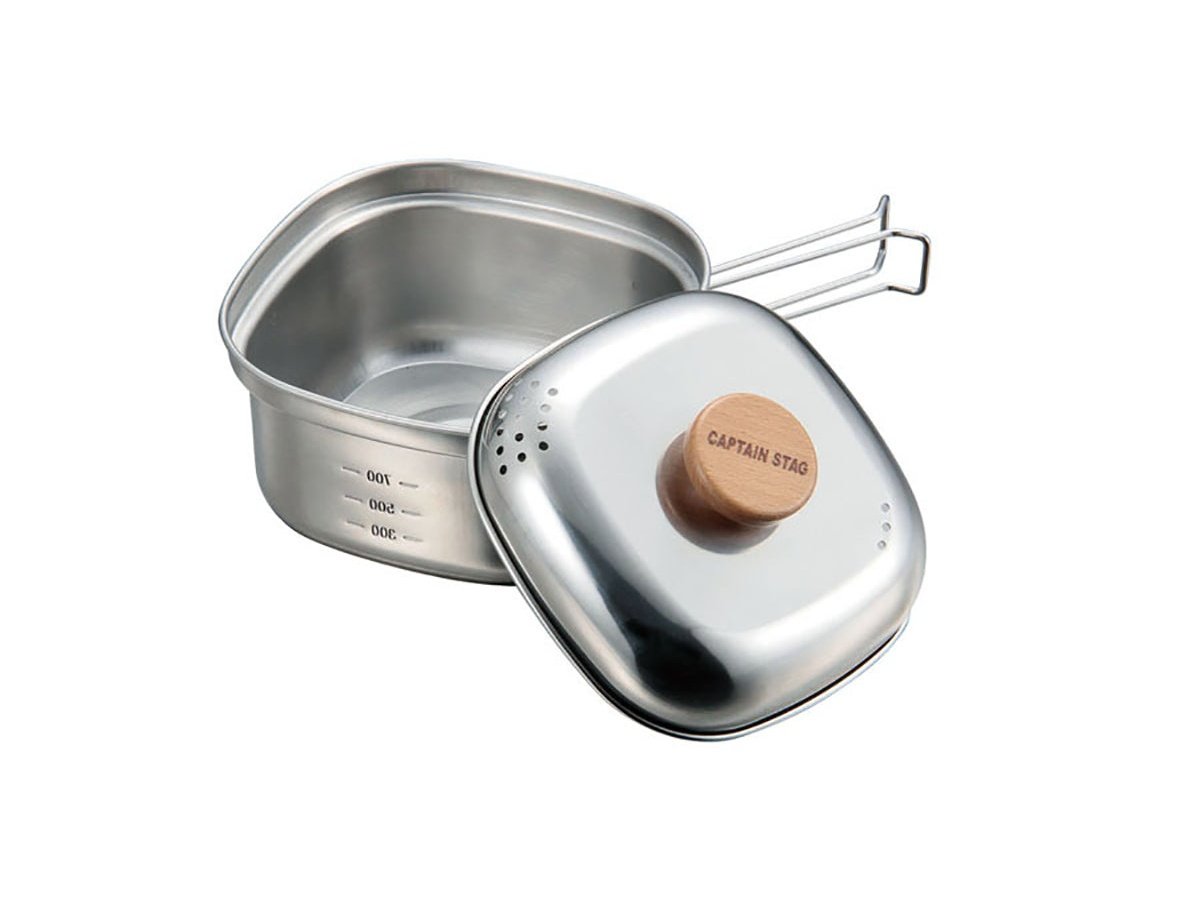 Captain Stag Stainless Steel Ramen Cooking Pot 1.3L
