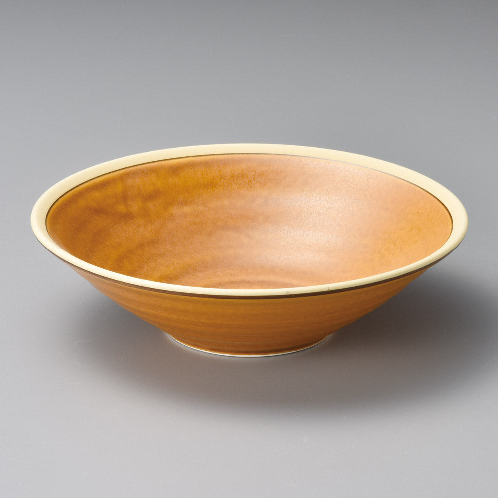 Caramel Swirl Deep Plate 23D