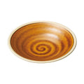 Caramel Swirl Deep Small Plate 14D