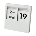 White Carl Panel Calendar showing the date 19 February