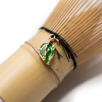 Chasen Matcha Tea Whisk 100 Prong - Green Leaf + Scoop