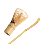 Chasen Matcha Tea Whisk 100 Prong - Sakura Charm + Scoop