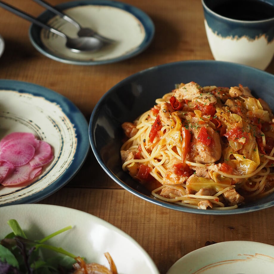 Chips Bread&Rice Bowl L - Indigo