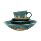 Chips Bread&Rice Mug - Turquoise Blue