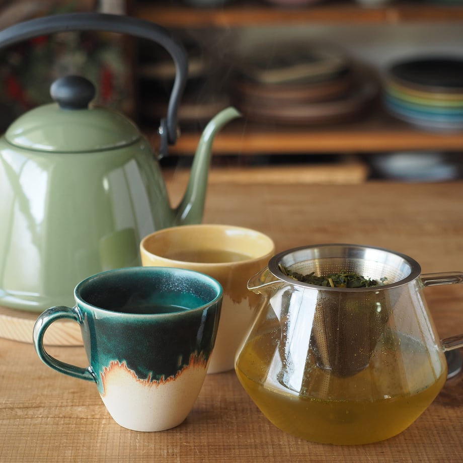 Chips Bread&Rice Mug - Turquoise Blue