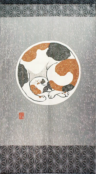 Cosmos Noren - Maruneko Cat 85 x 150cm