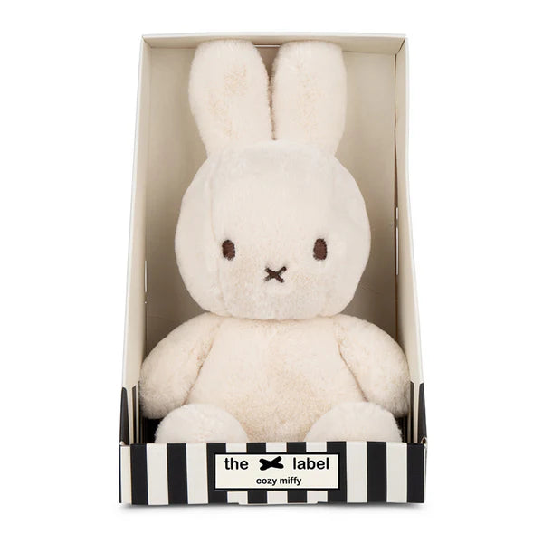Cozy Miffy Sitting Cream in giftbox - 23 cm - 9"