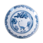 Edokko Dinosaur Dragon Landscape Medium Plate 17D