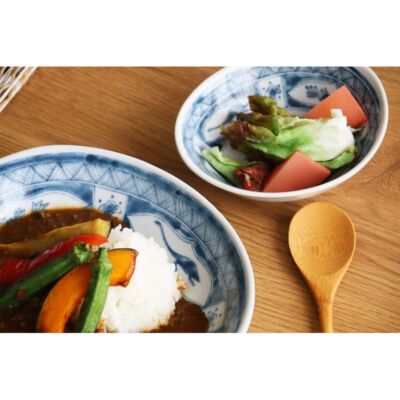 Edokko Dinosaur Oval Deep Plate 21.5 x 22 x 10.5