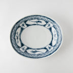 Edokko Dinosaur Oval Deep Plate 21.5 x 22 x 10.5