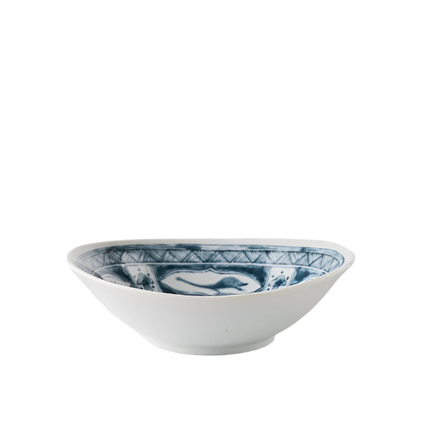 Edokko Dinosaur Oval Mini Dish 14.5 x 13 x 4