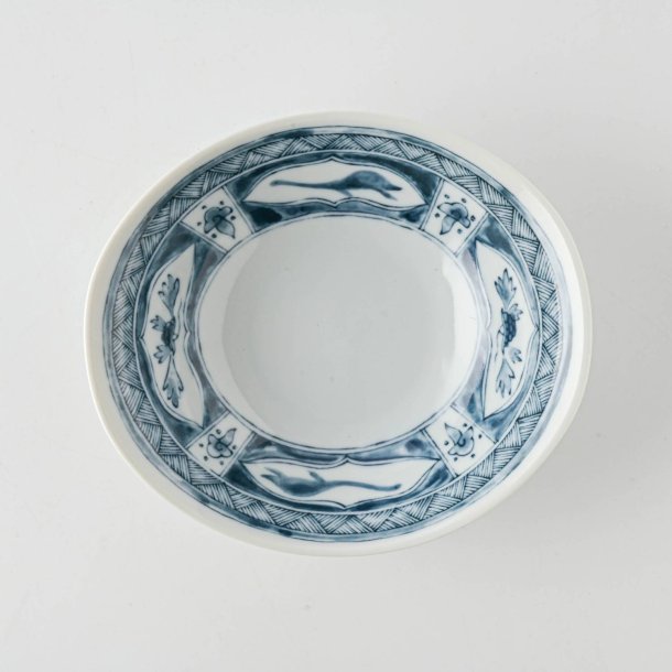 Edokko Dinosaur Oval Mini Dish 14.5 x 13 x 4