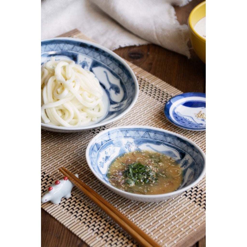 Edokko Dinosaur Oval Mini Dish 14.5 x 13 x 4