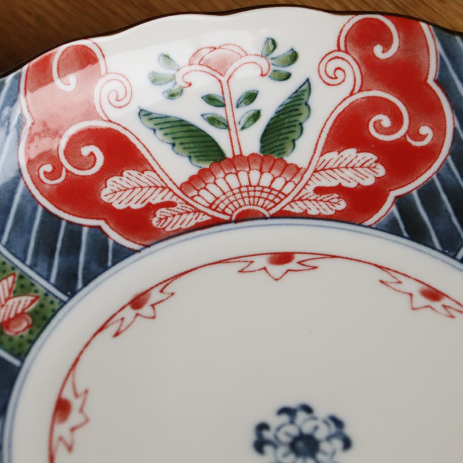 Edokko Dinosaur Ryoen Shallow Bowl 23D