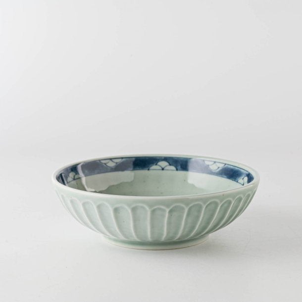 Edokko Dinosaur Shinogi Bowl 15.5D