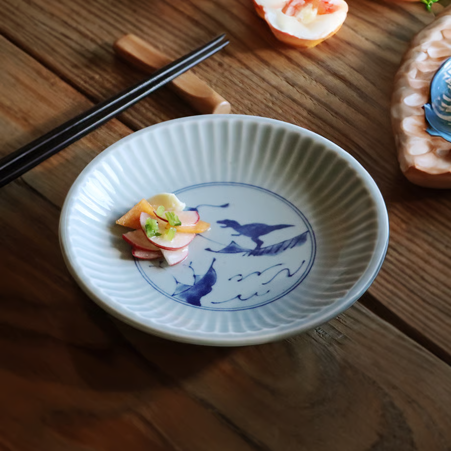 Edokko Dinosaur Shinogi Mini Plate 15.5D