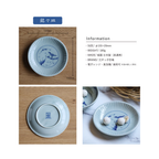 Edokko Dinosaur Shinogi Mini Plate 15.5D