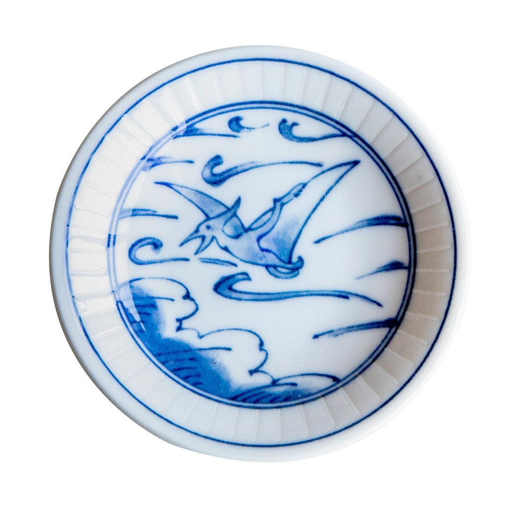 Edokko Dinosaur Small Plate 9D - Pteranodon