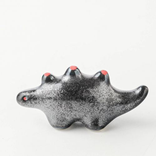 Edokko Stegosaurus Dino Chopstick Rest - Black x Red