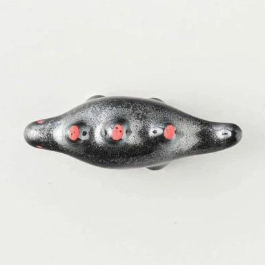 Edokko Stegosaurus Dino Chopstick Rest - Black x Red