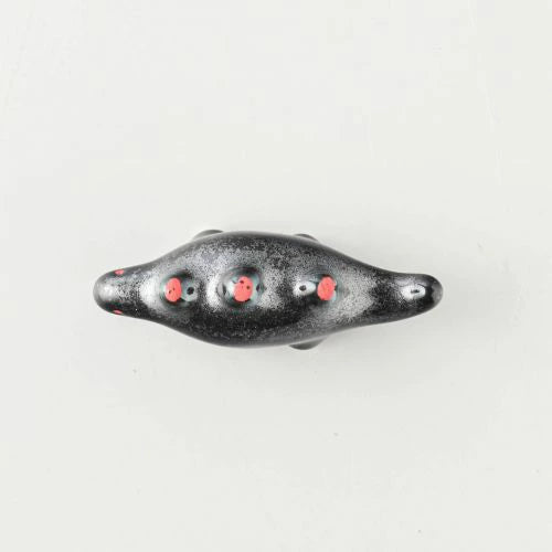 Edokko Stegosaurus Dino Chopstick Rest - Black x Red